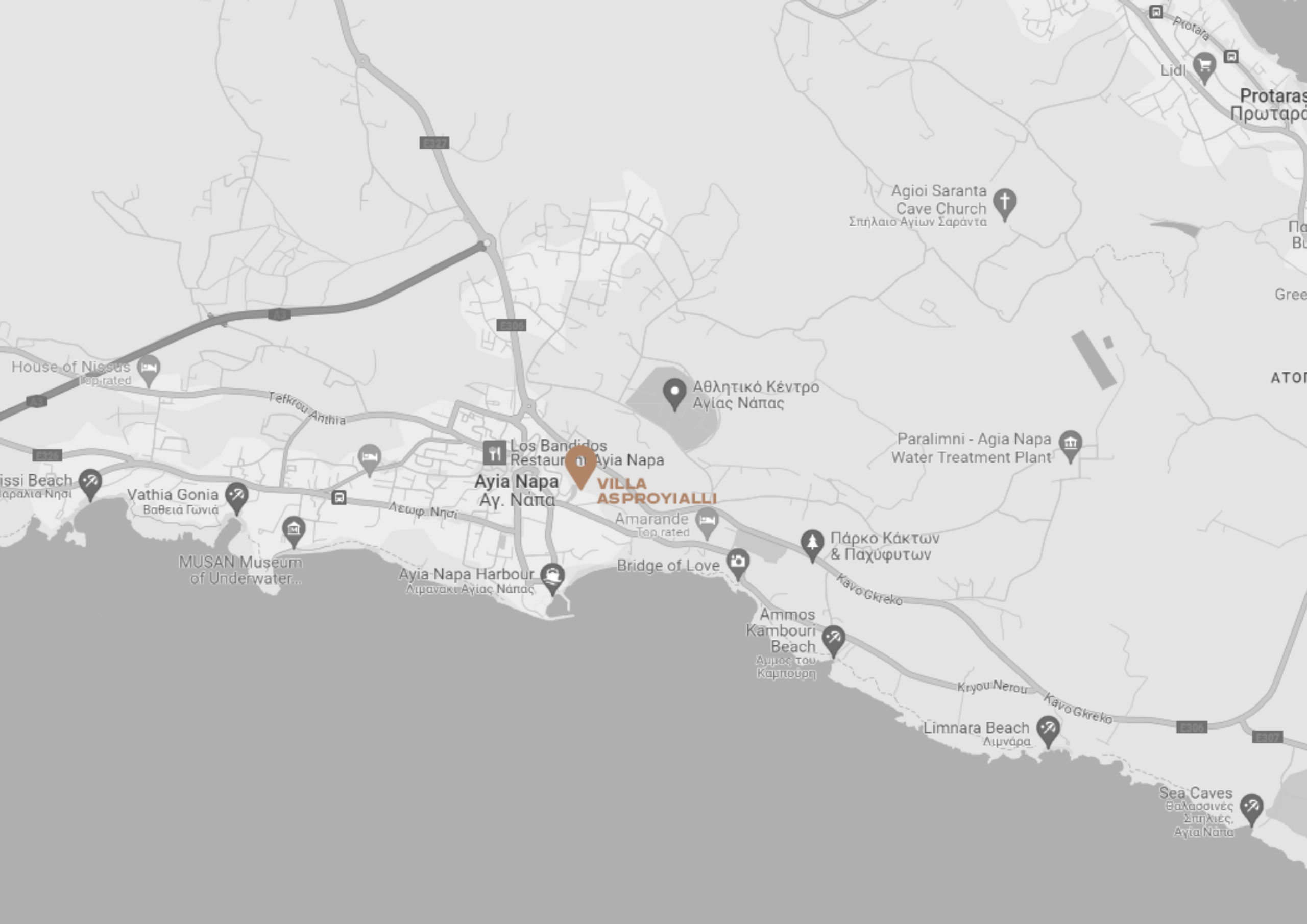 Ayia Napa Project Map